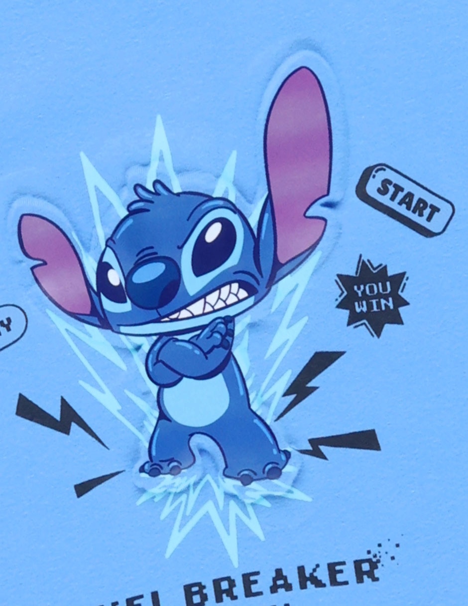 Playera Stitch manga corta para niño
