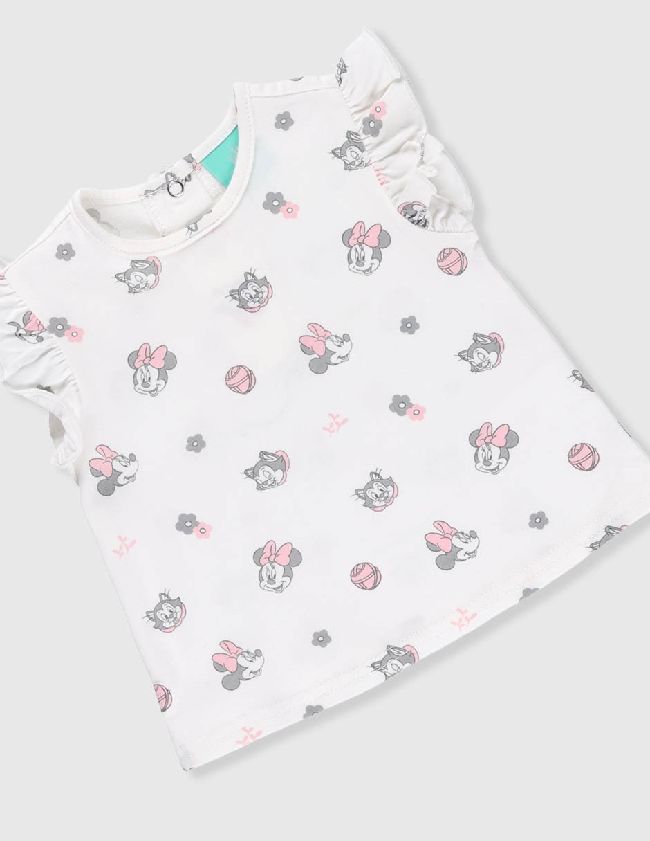 Conjunto casual Minnie Mouse de algodón para niña 6