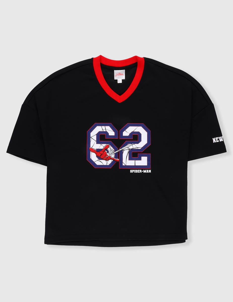 Playera Marvel Dtr Spider-Man manga corta para niño