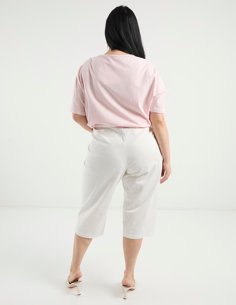 Pantalón capri regular para mujer 5