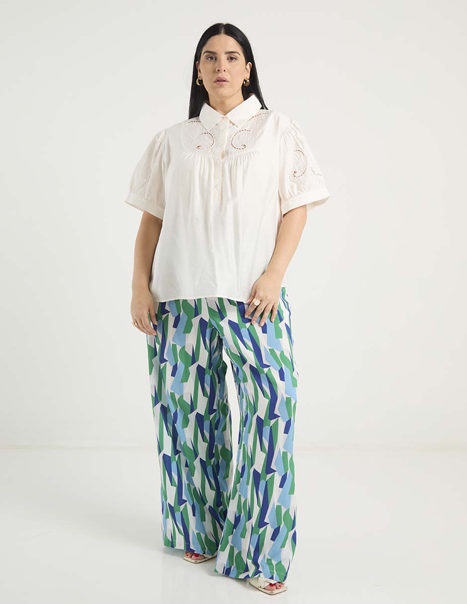 Blusa Weekend Plus manga corta para mujer
