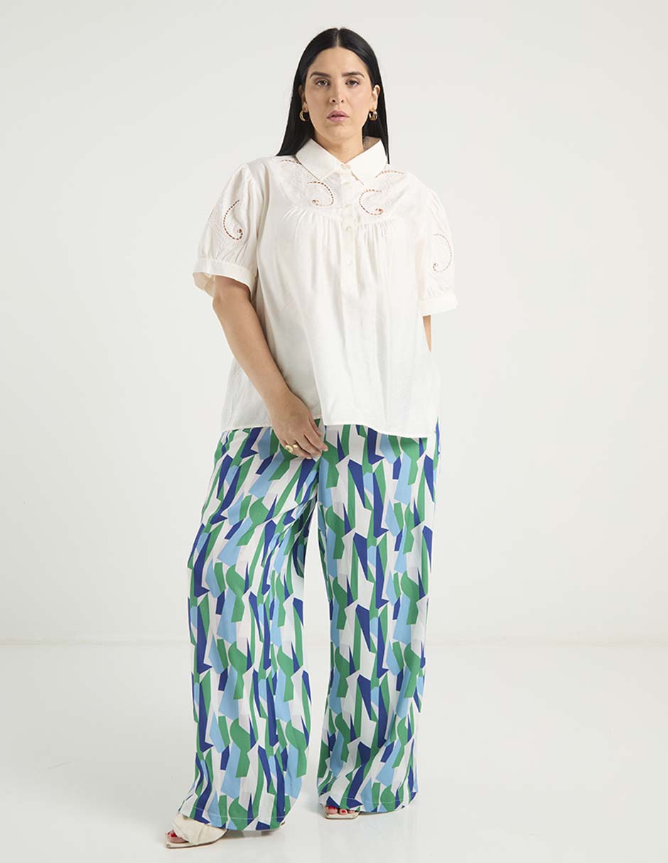 Blusa Weekend Plus manga corta para mujer