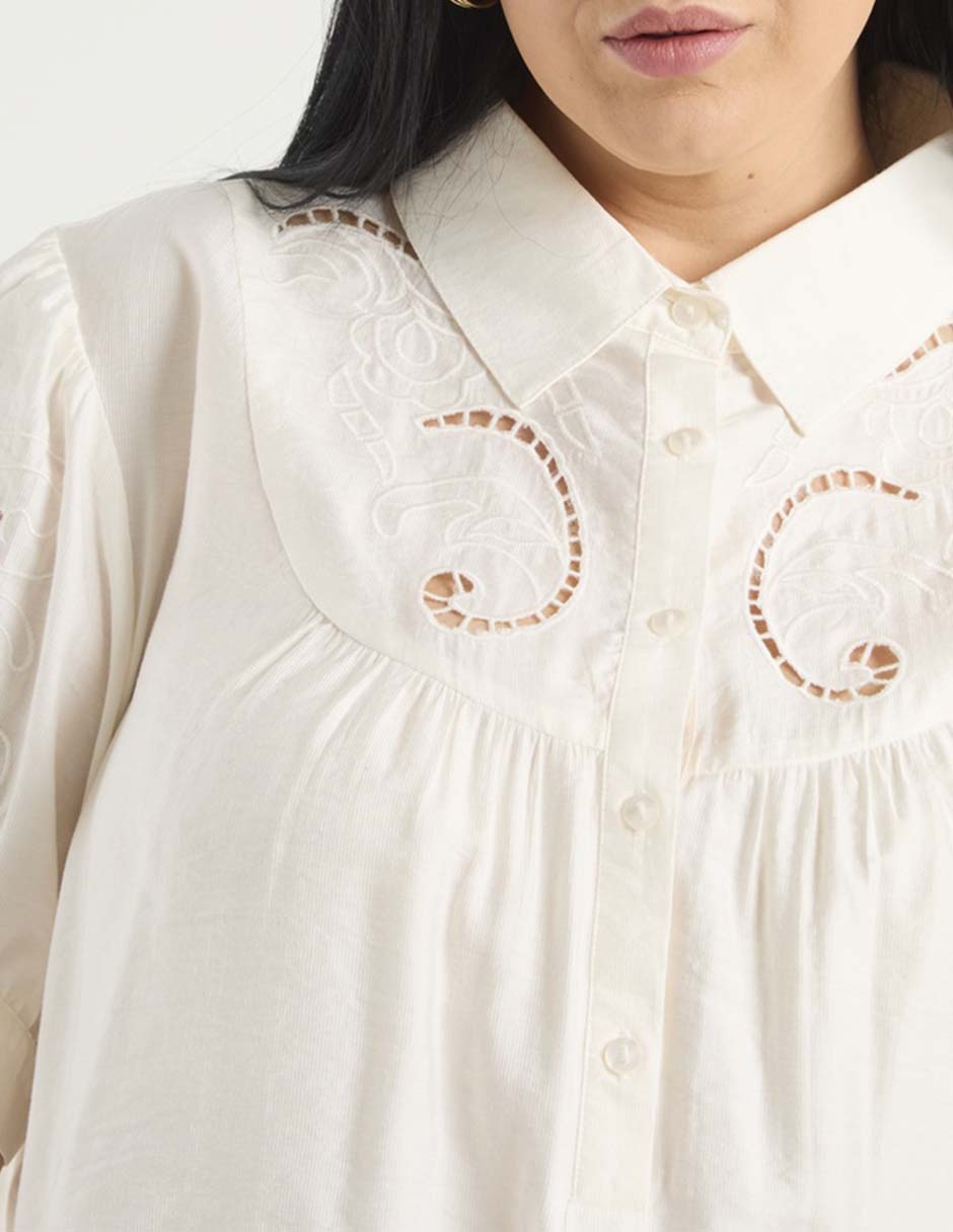 Blusa Weekend Plus manga corta para mujer