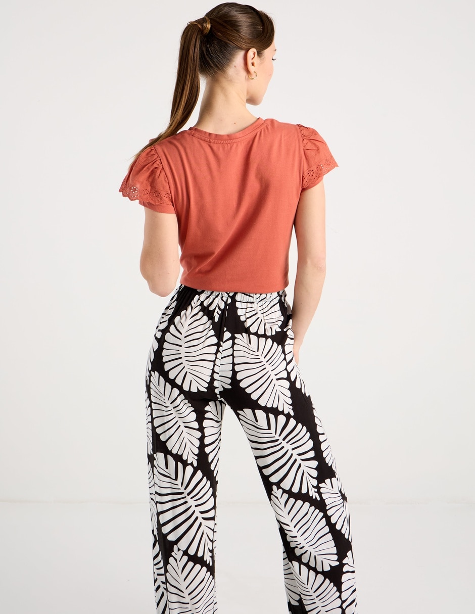 Playera manga corta cuello v mujer 19