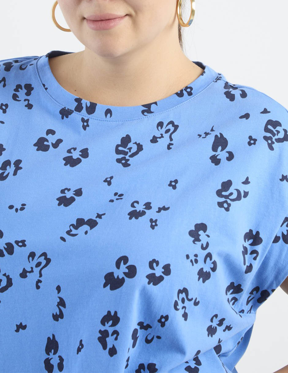 Playera manga corta cuello redondo mujer 3