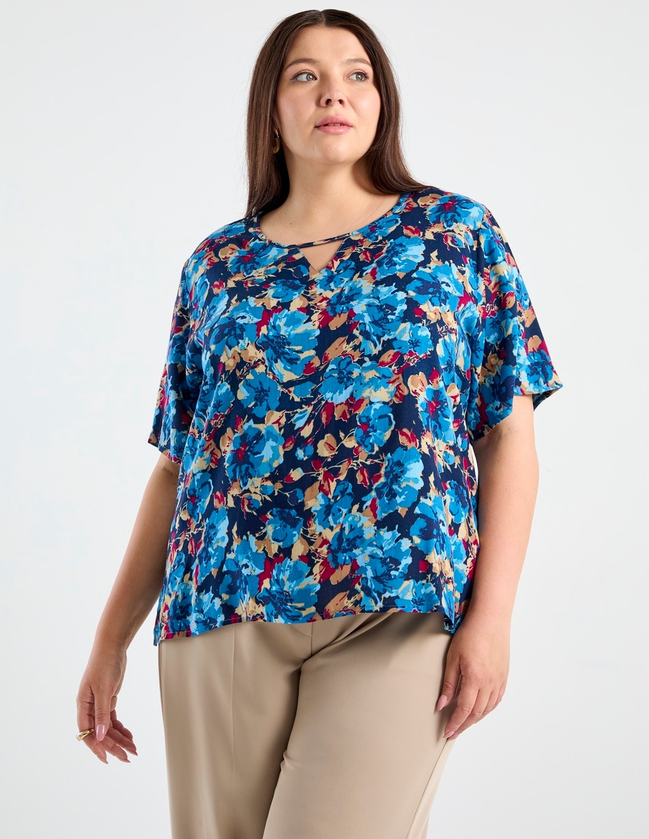 Blusa manga al codo para mujer 2