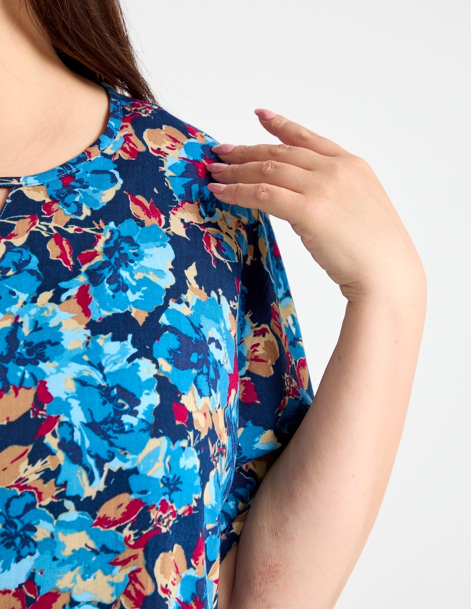 Blusa manga al codo para mujer 5