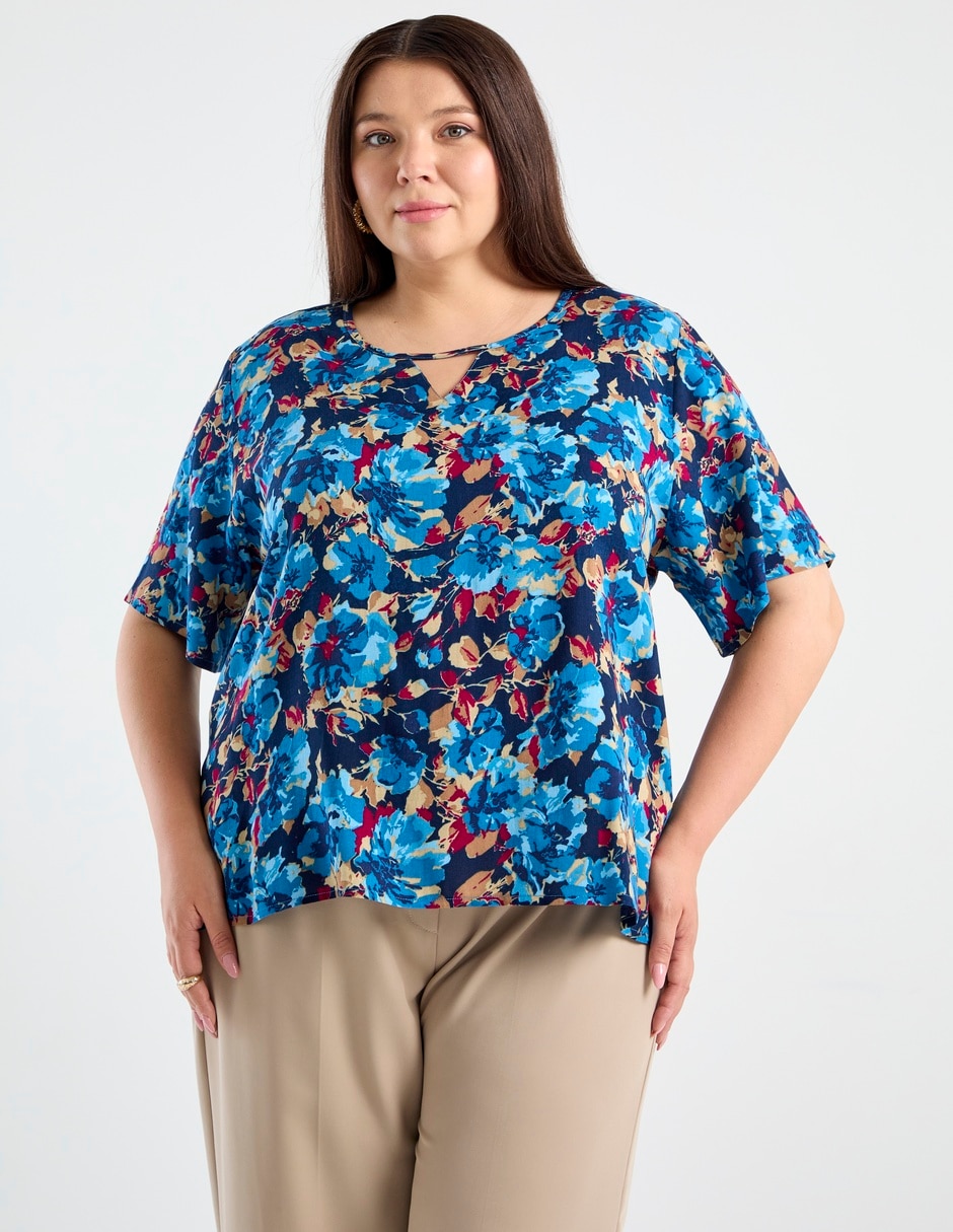 Blusa manga al codo para mujer Blusa manga al codo para mujer