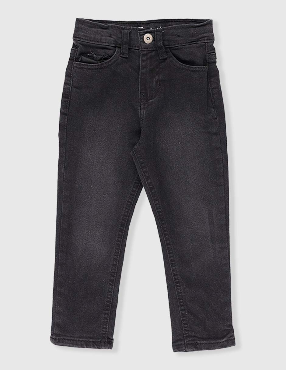 Jeans straight Weekend lavado obscuro para niño