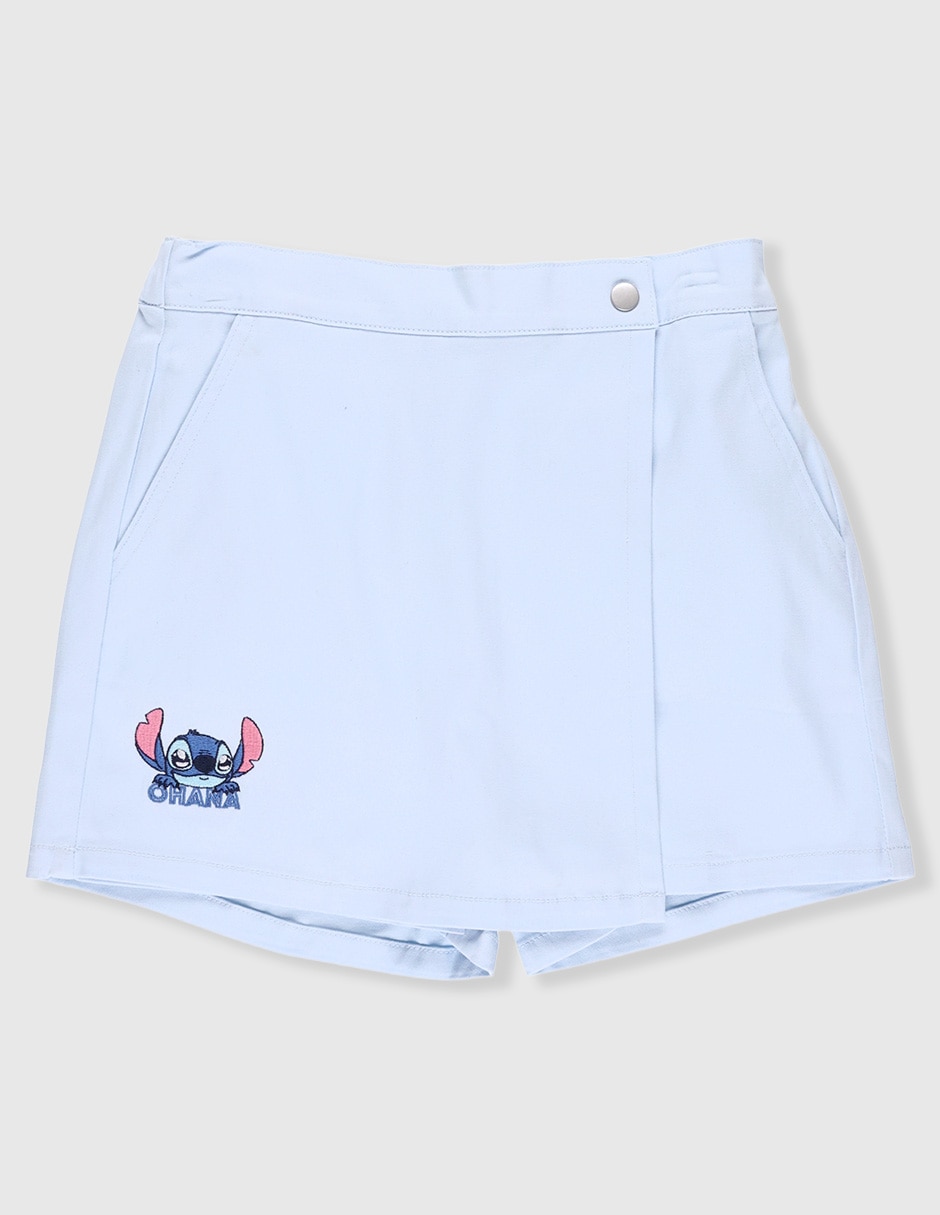 Falda short Stich para niña