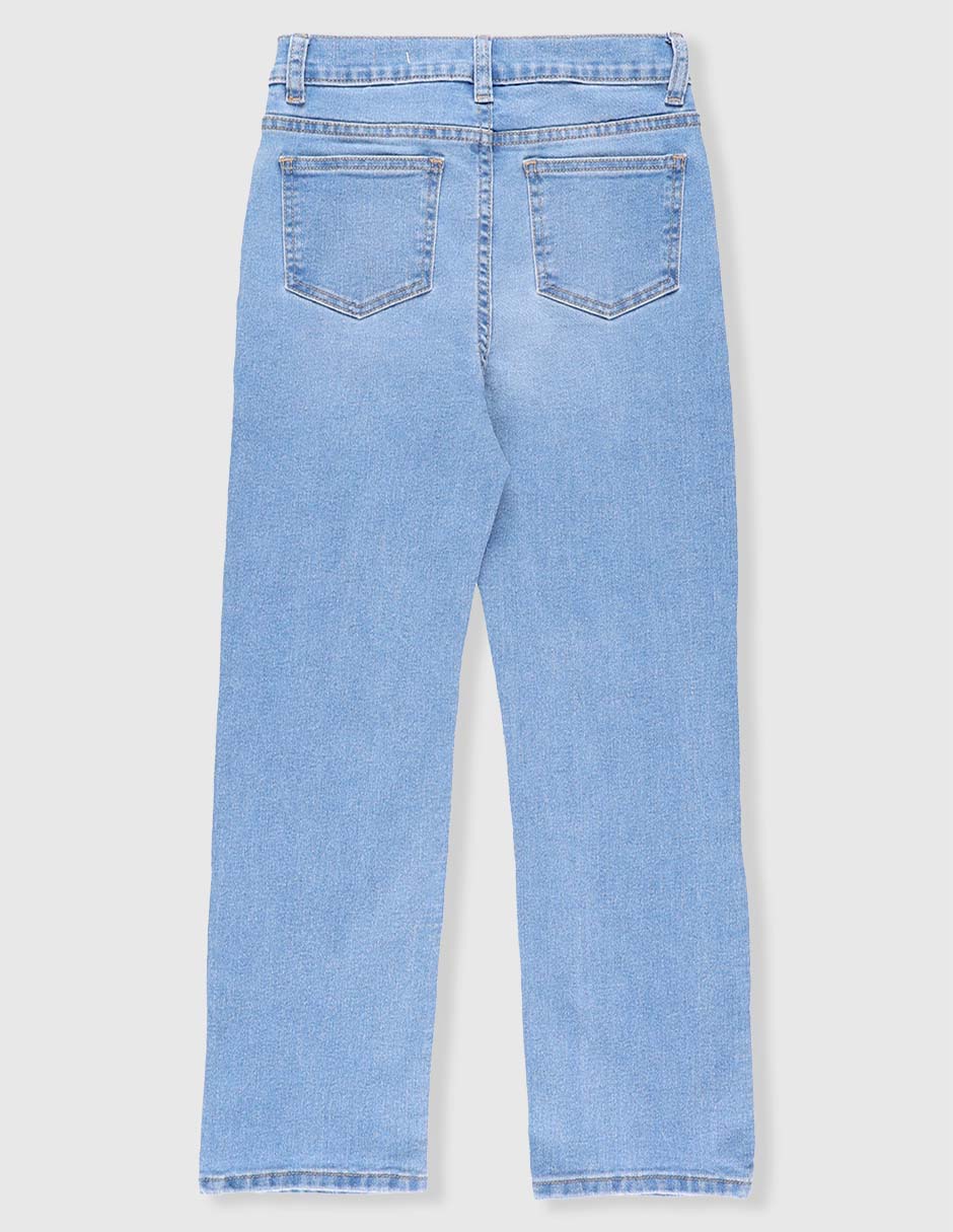 Jeans straight Weekend lavado stone wash para niño