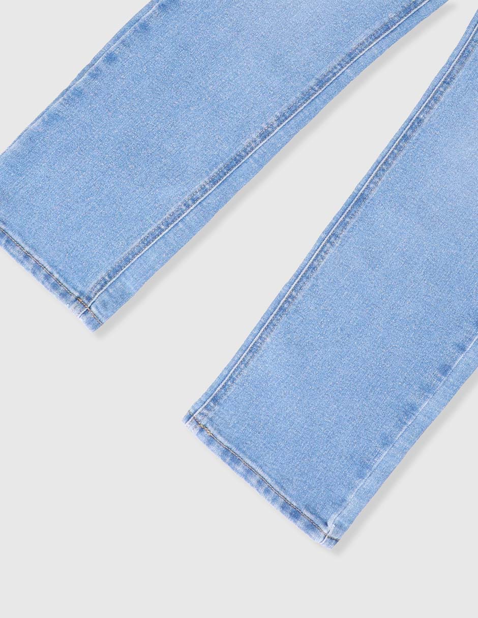 Jeans straight Weekend lavado stone wash para niño