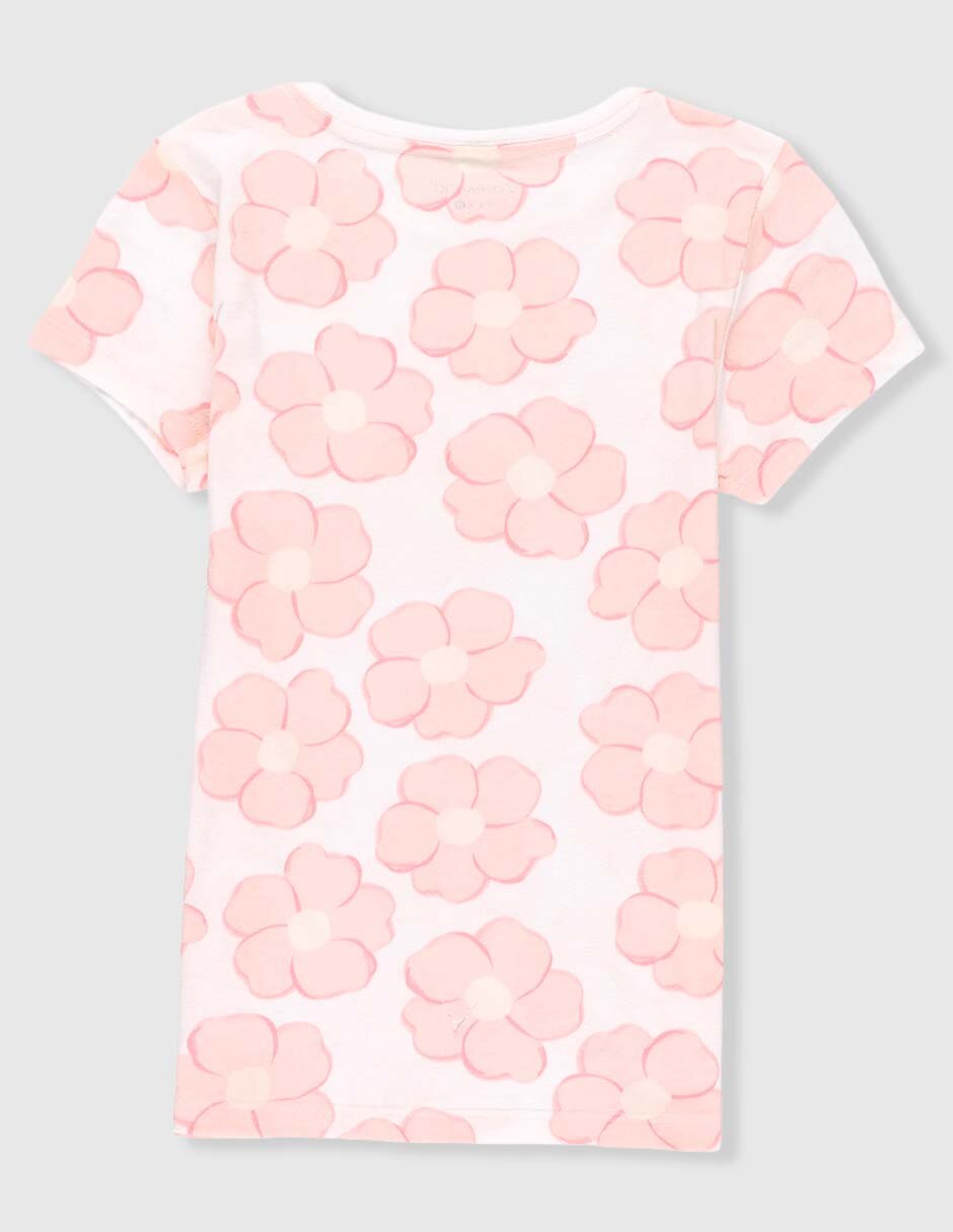 Playera Weekend manga corta para niña