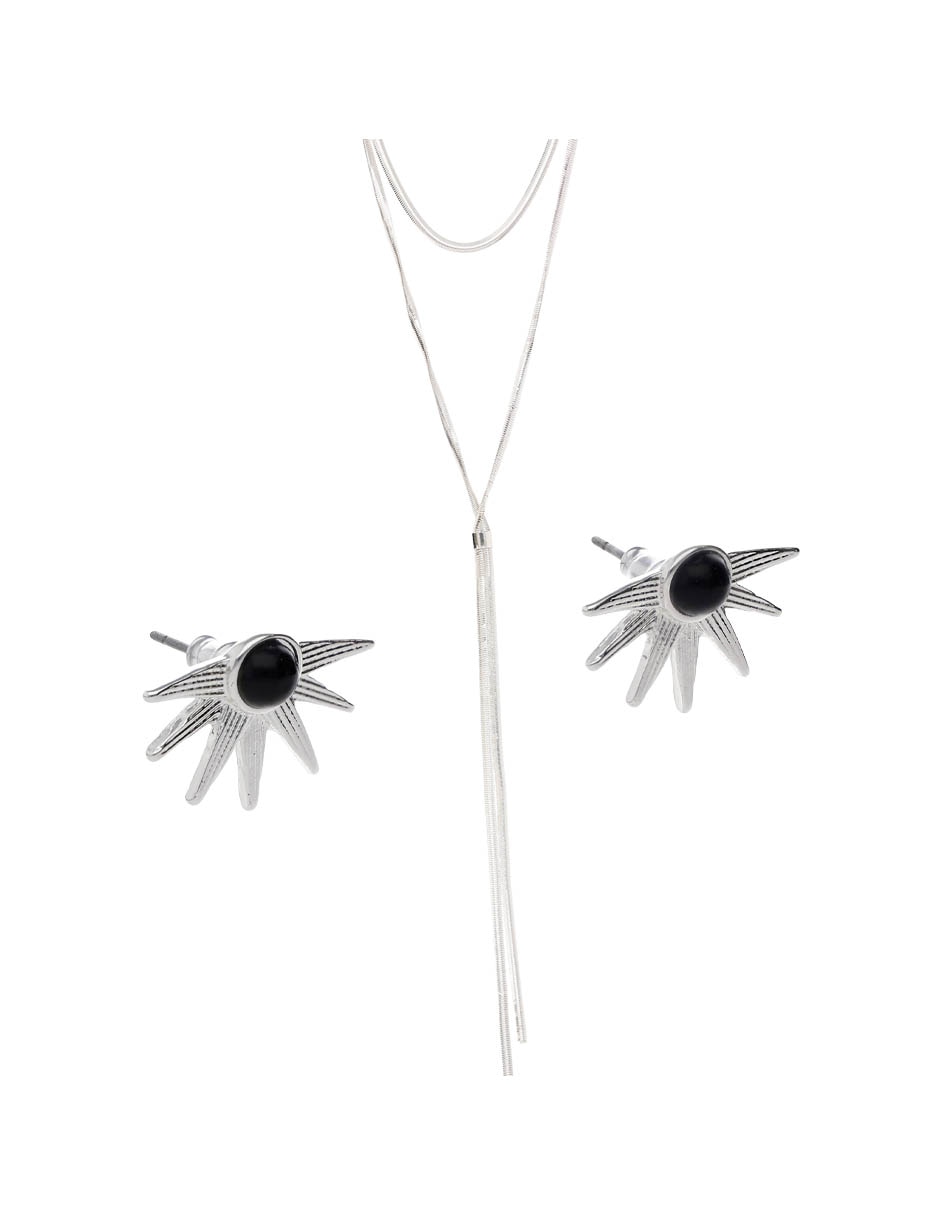 Aretes y collar Aretes y collar