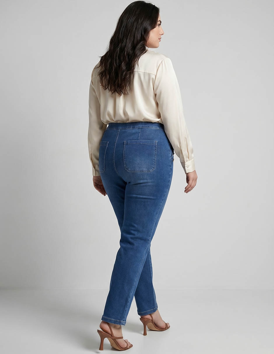 Jeans regular para mujer 4