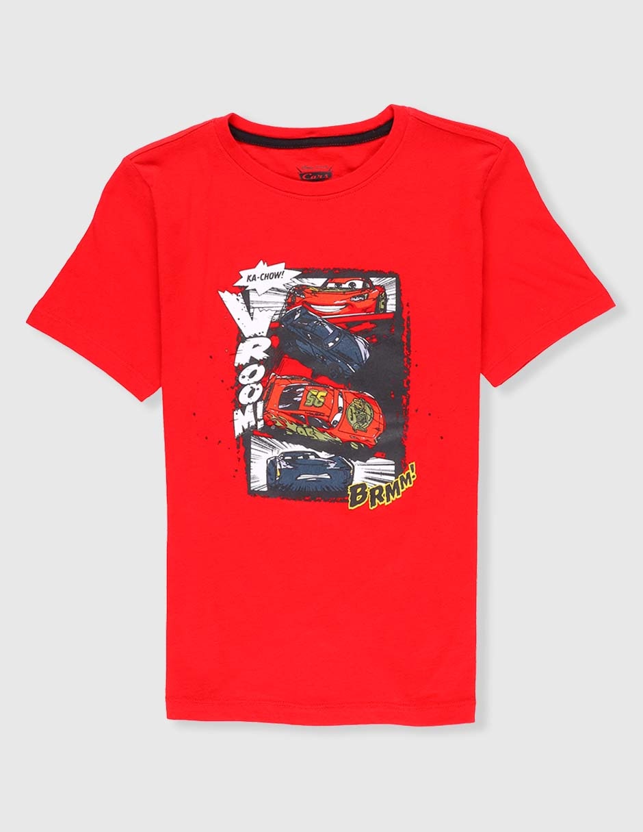 Playera Cars manga corta para niño Playera Cars manga corta para niño