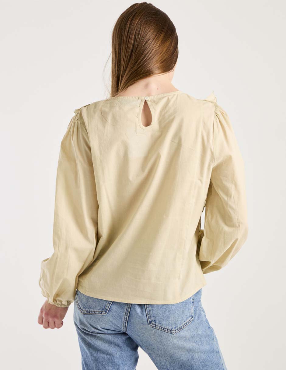 Blusa manga larga para mujer 5