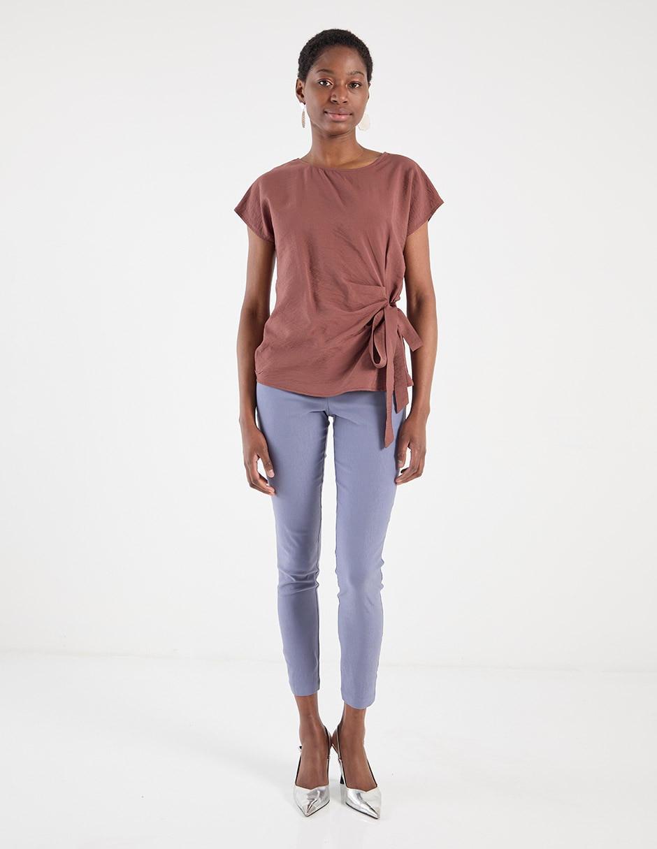 Pantalón chino skinny para mujer 5