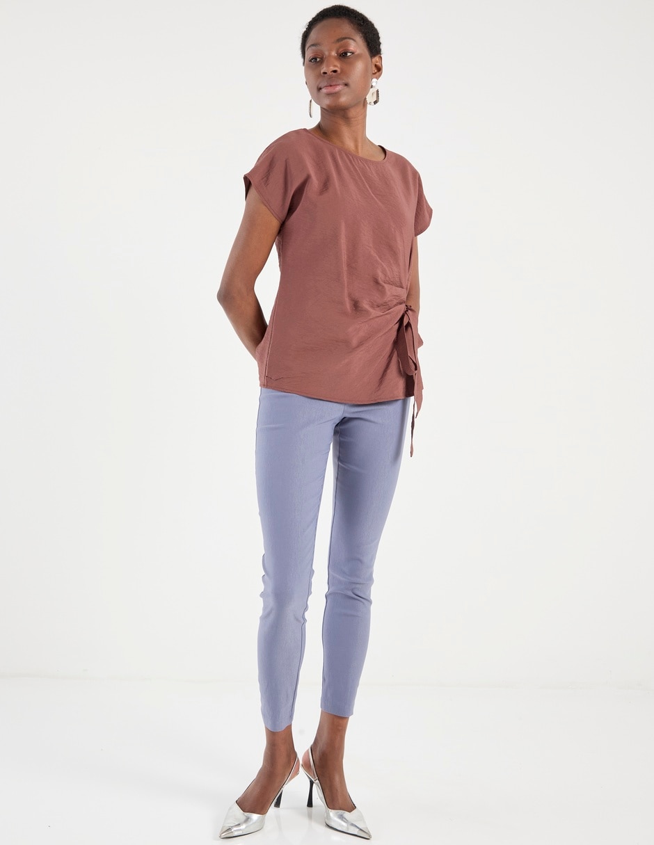 Pantalón chino skinny para mujer 4