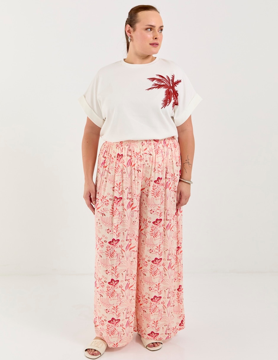 Playera manga corta Weekend Plus cuello redondo para mujer