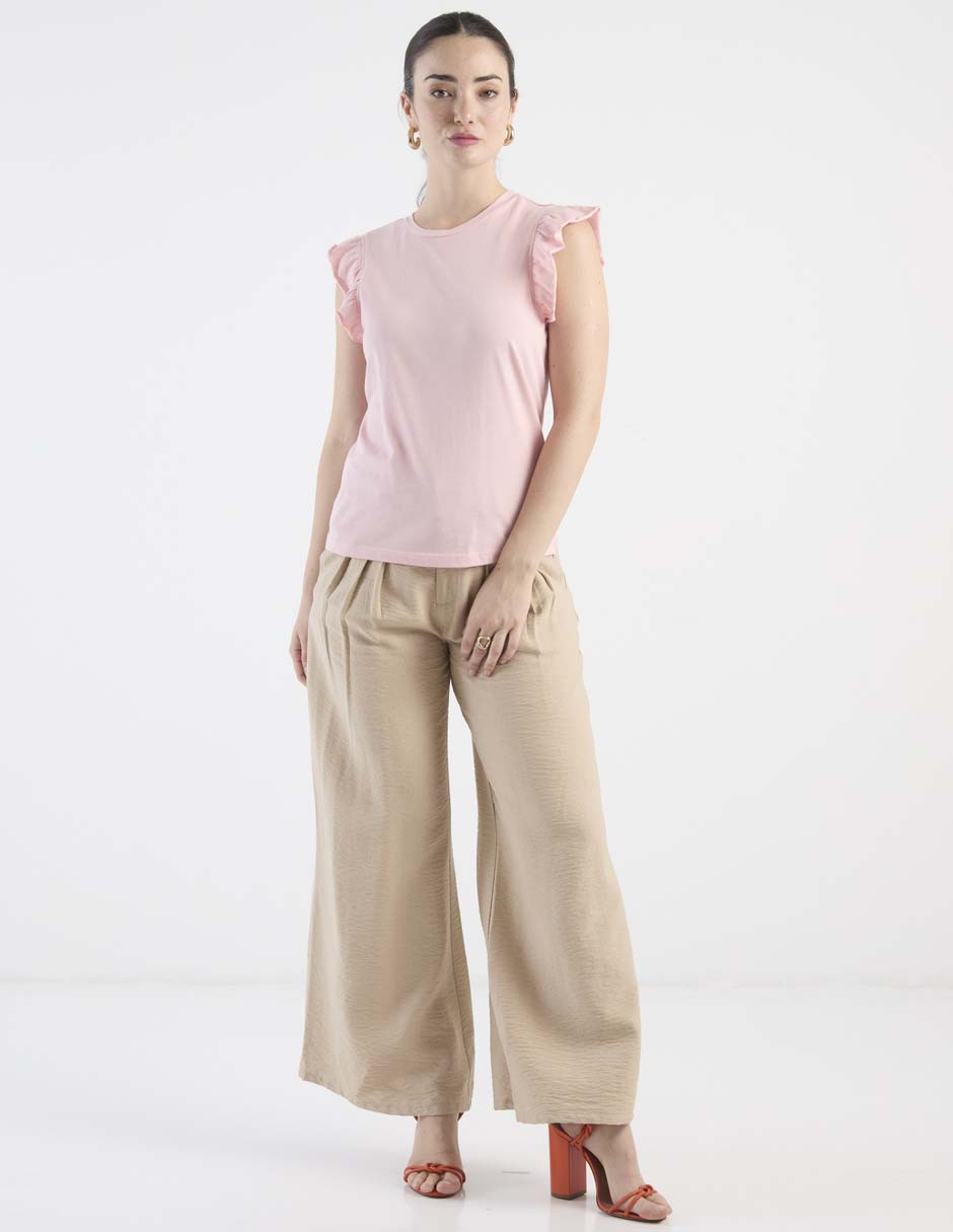 Playera manga corta week by weekend cuello redondo para mujer