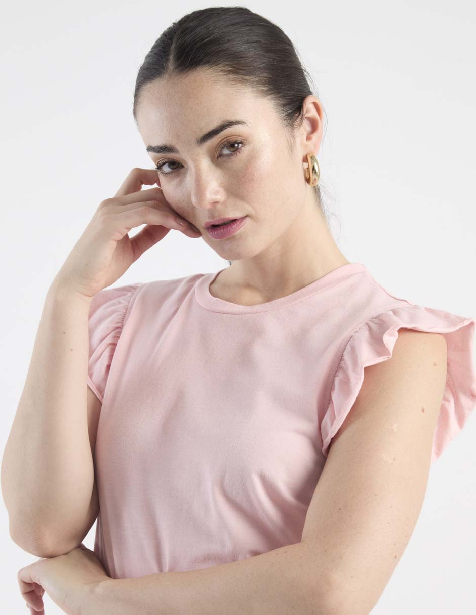 Playera manga corta week by weekend cuello redondo para mujer