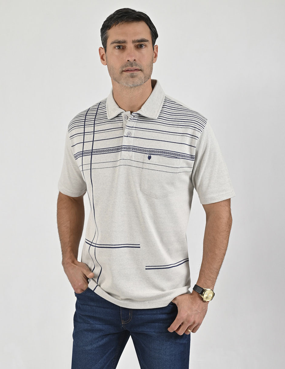 Playera tipo polo Yale para hombre