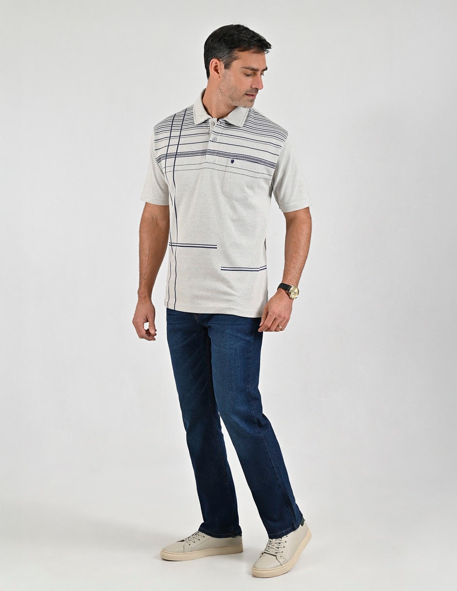 Playera tipo polo Yale para hombre