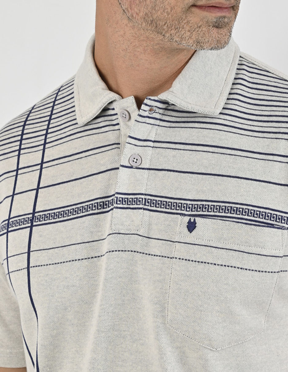 Playera tipo polo Yale para hombre