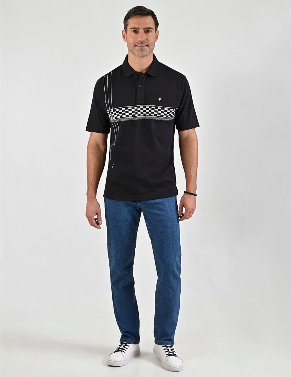 Playera tipo polo Yale para hombre