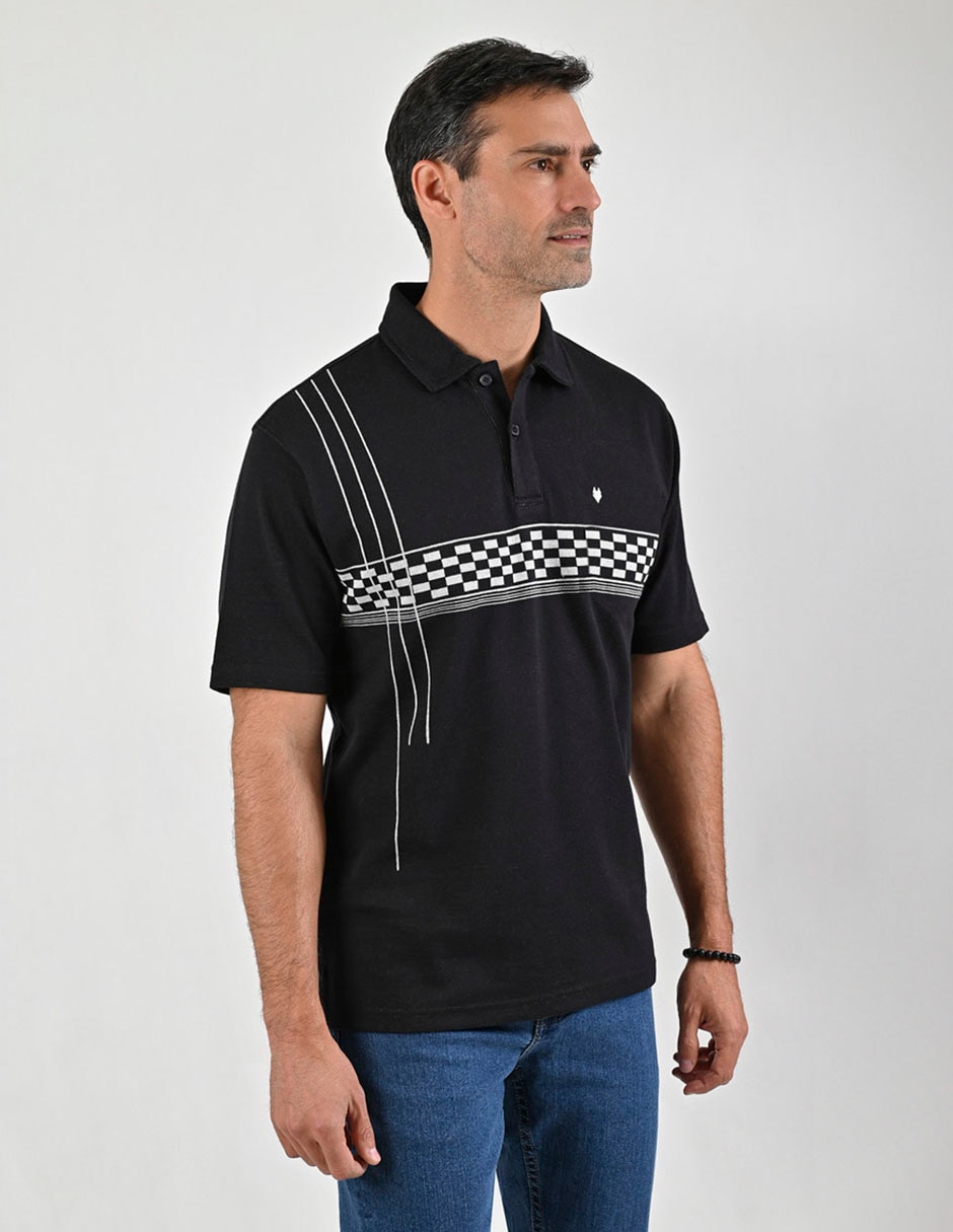 Playera tipo polo Yale para hombre