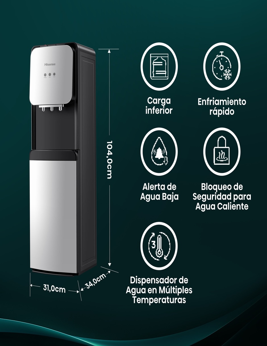 Dispensador de agua Hisense H04WDBS3S3