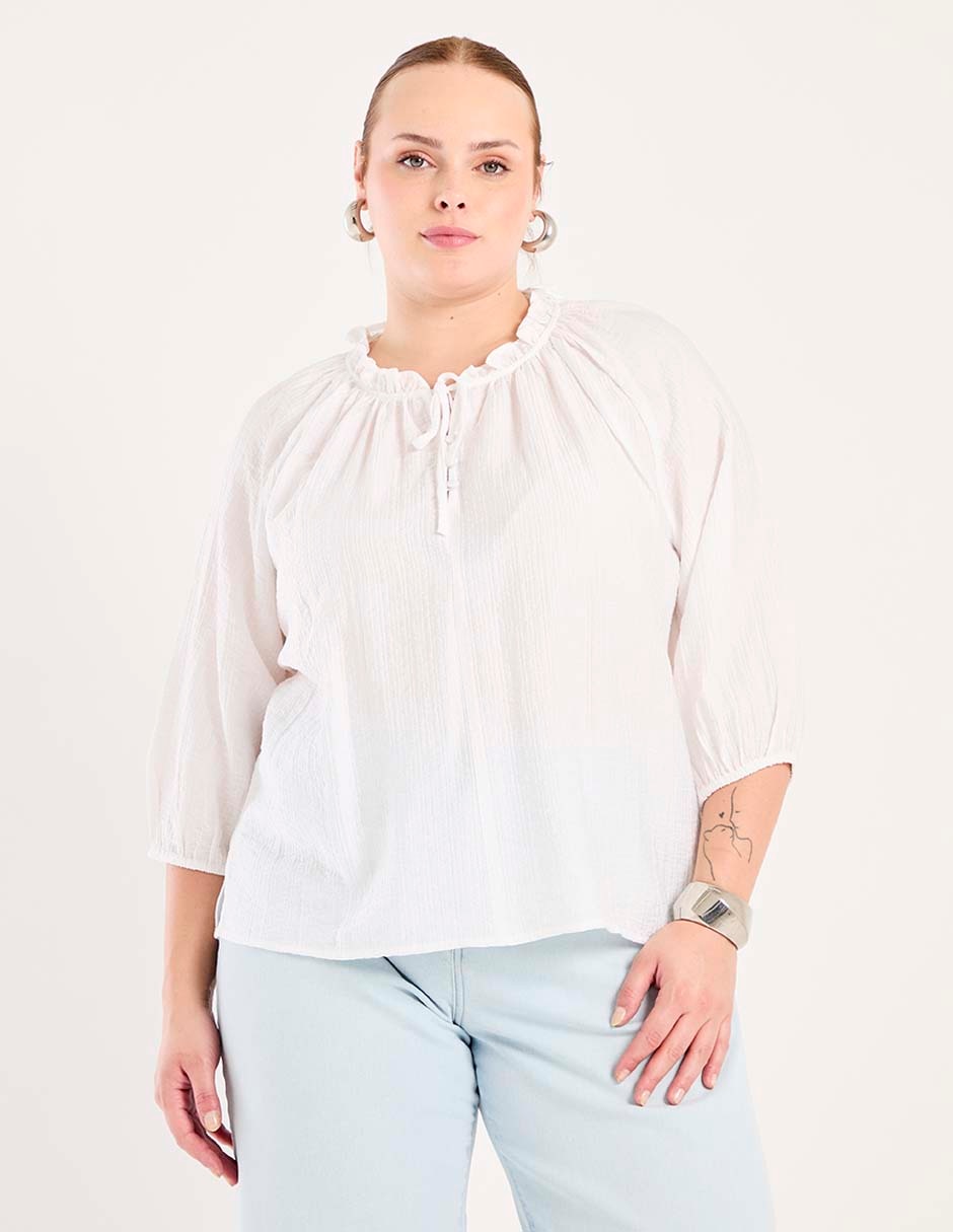 Blusa manga 3/4 para mujer 1