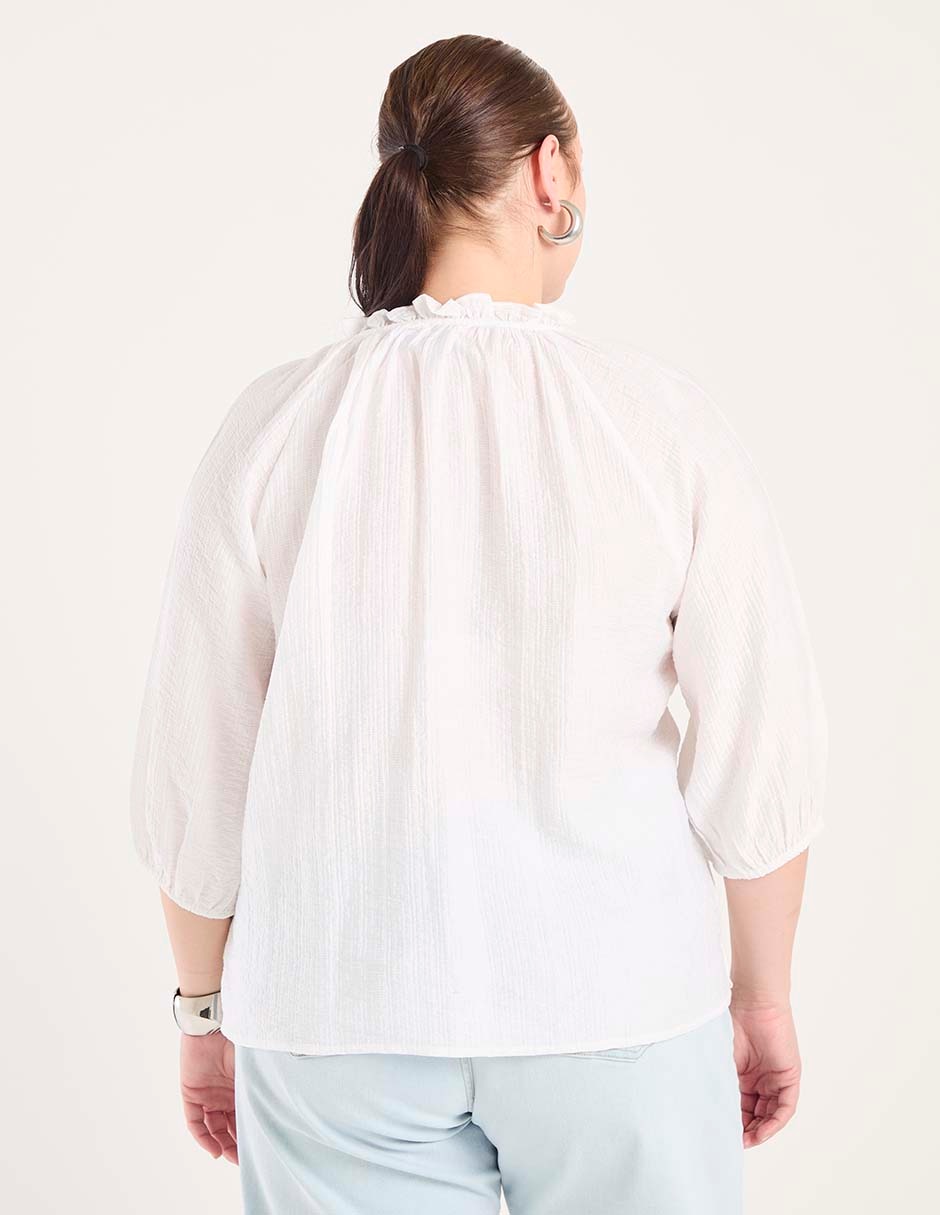 Blusa manga 3/4 para mujer 5