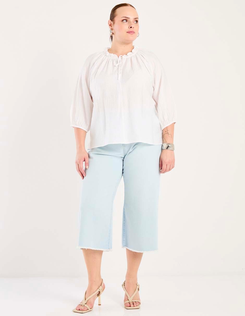 Blusa manga 3/4 para mujer 6