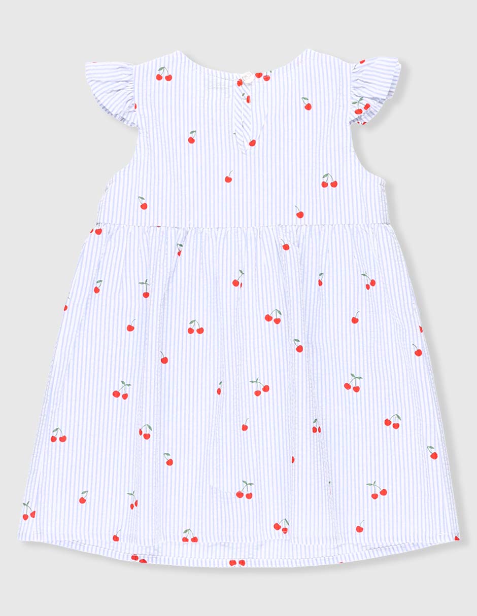 Vestido manga mariposa para bebé niña 2