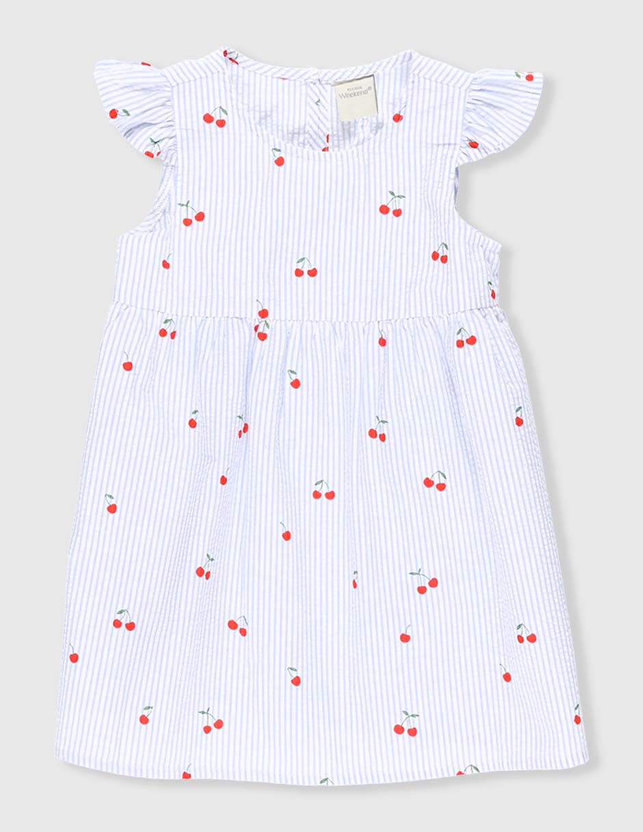 Vestido manga mariposa para bebé niña Vestido manga mariposa para bebé niña