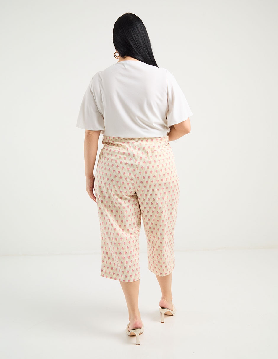 Pantalón capri regular para mujer 6