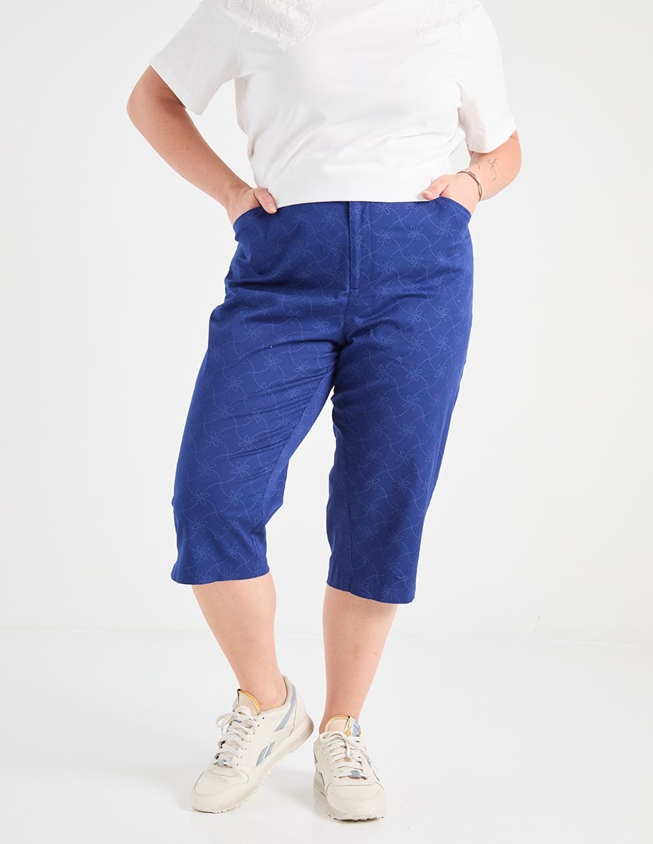 Pantalón capri regular para mujer Pantalón capri regular para mujer