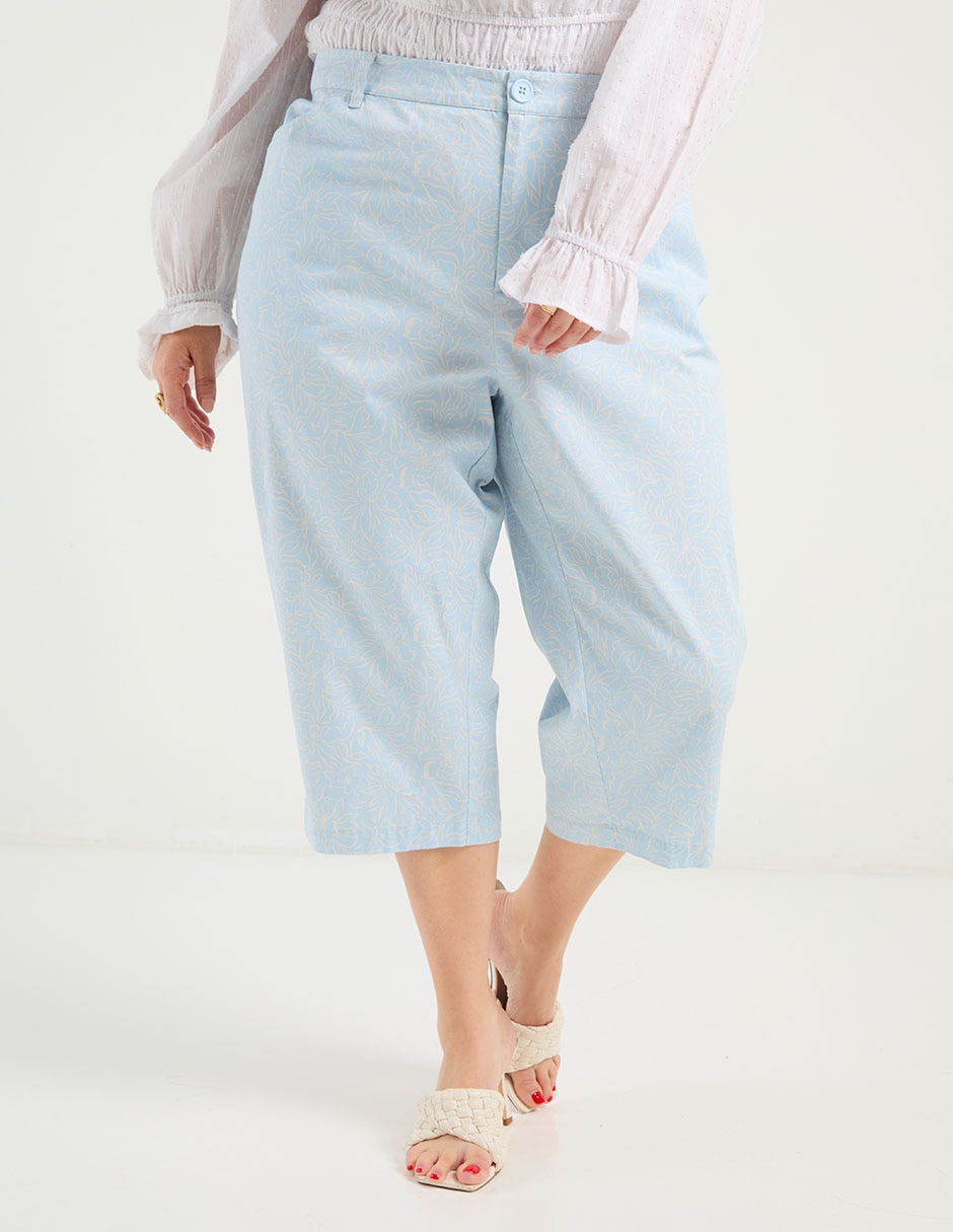 Pantalón capri regular para mujer Pantalón capri regular para mujer