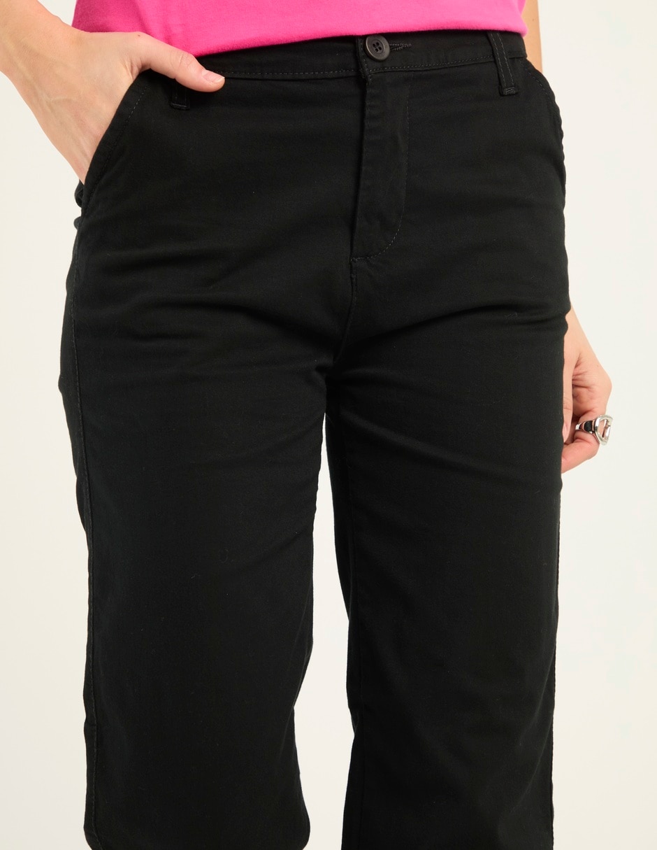 Jeans wide leg 112366153 corte cintura alta para mujer 4