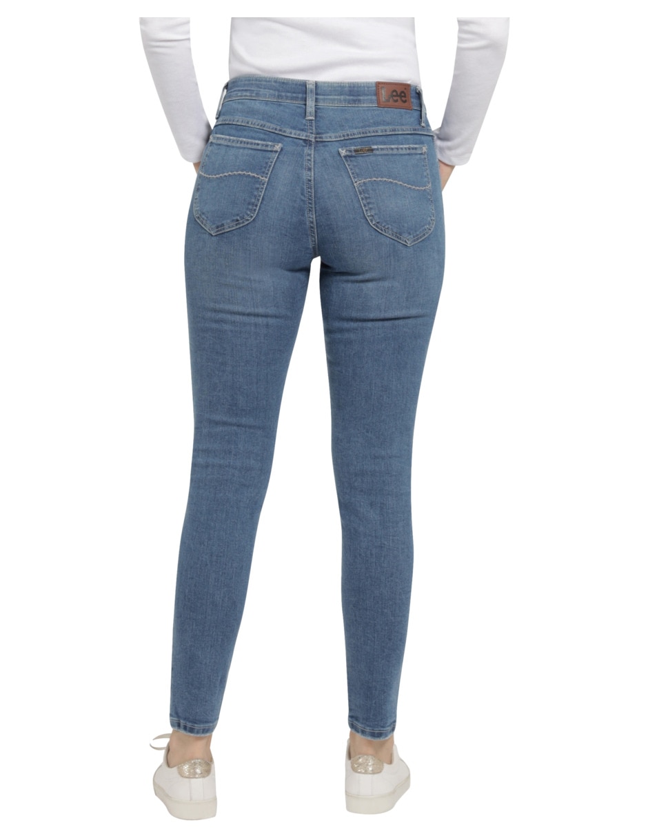 Jeans skinny 112351376 corte cintura alta para mujer 3