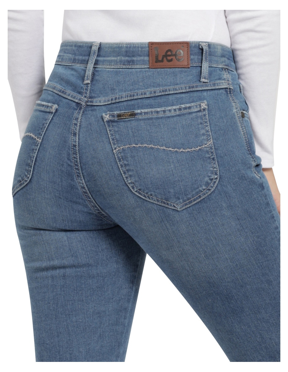 Jeans skinny 112351376 corte cintura alta para mujer 4