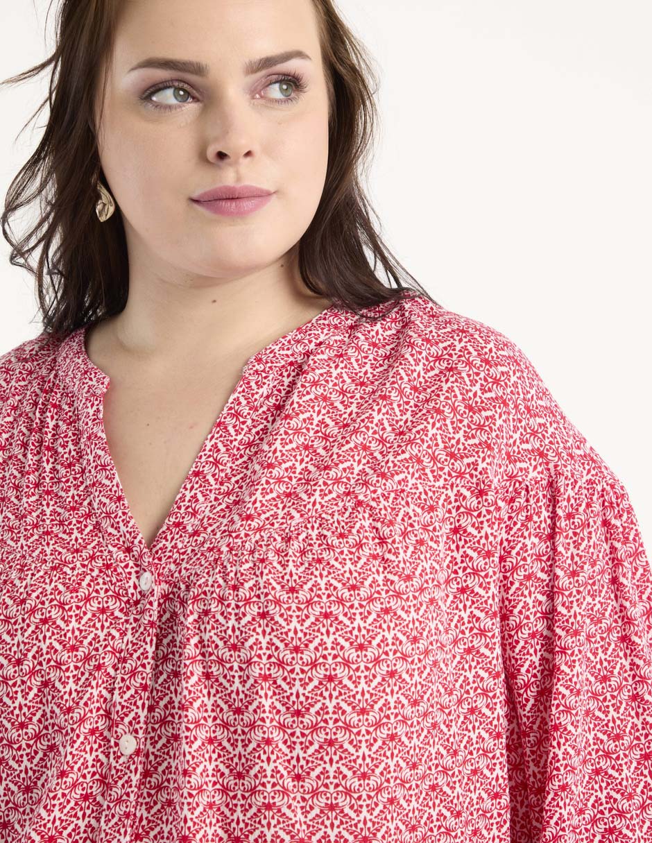 Blusa manga 3/4 para mujer 8