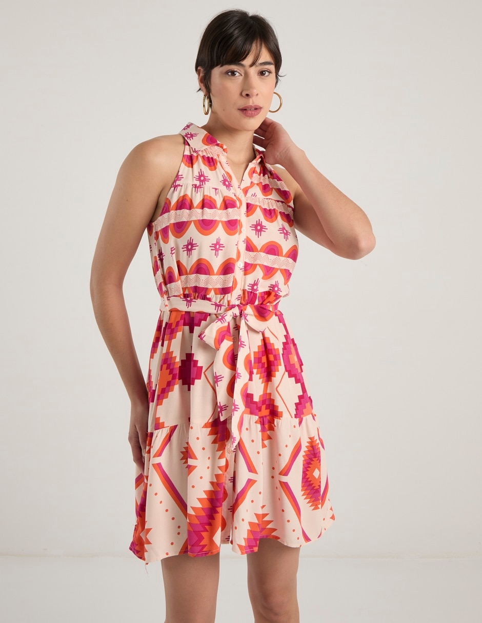 Vestido corto casual para mujer