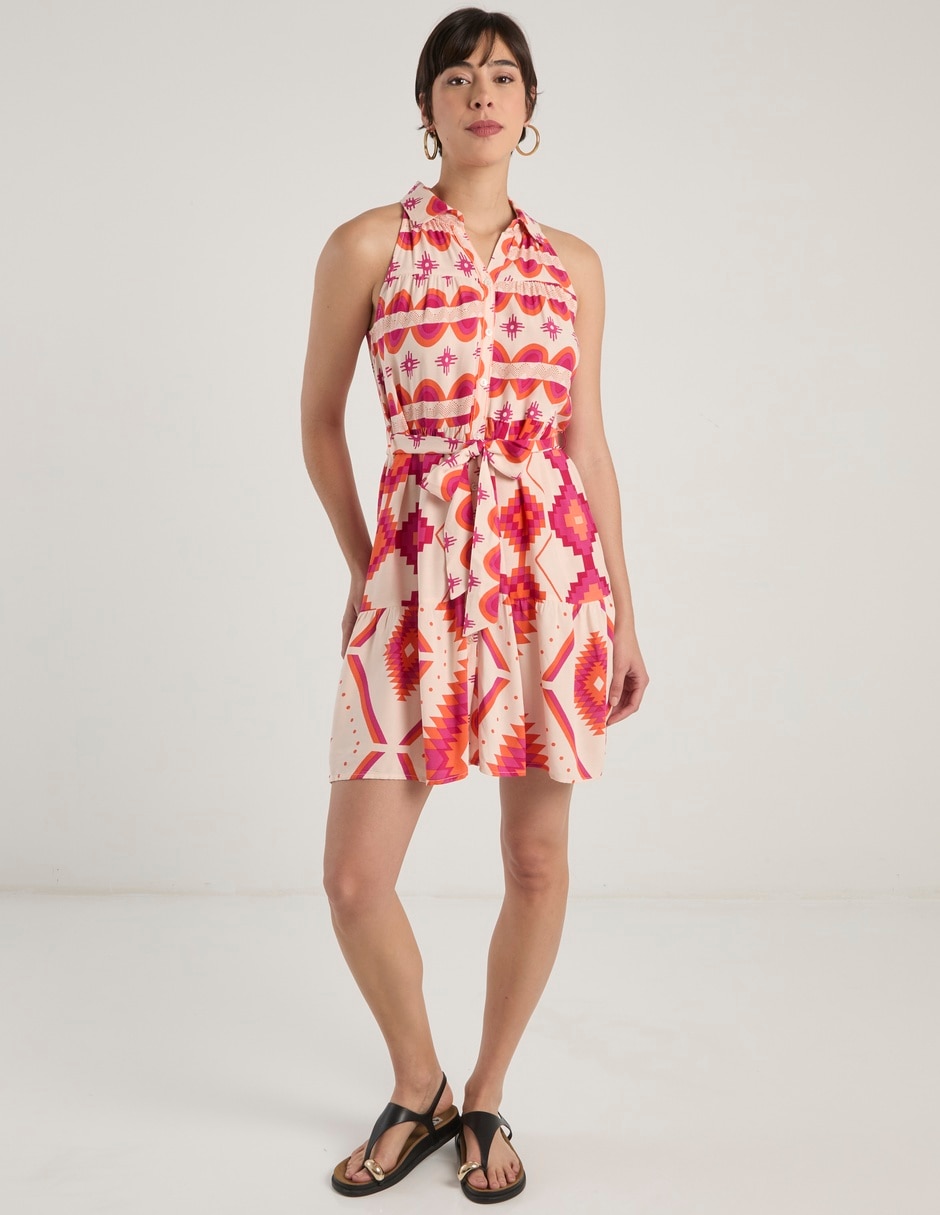 Vestido corto casual para mujer