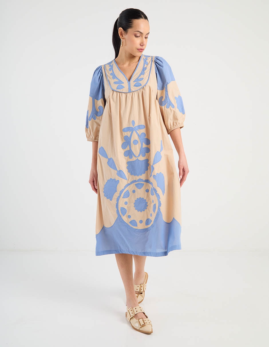 Vestido midi casual para mujer Vestido midi casual para mujer
