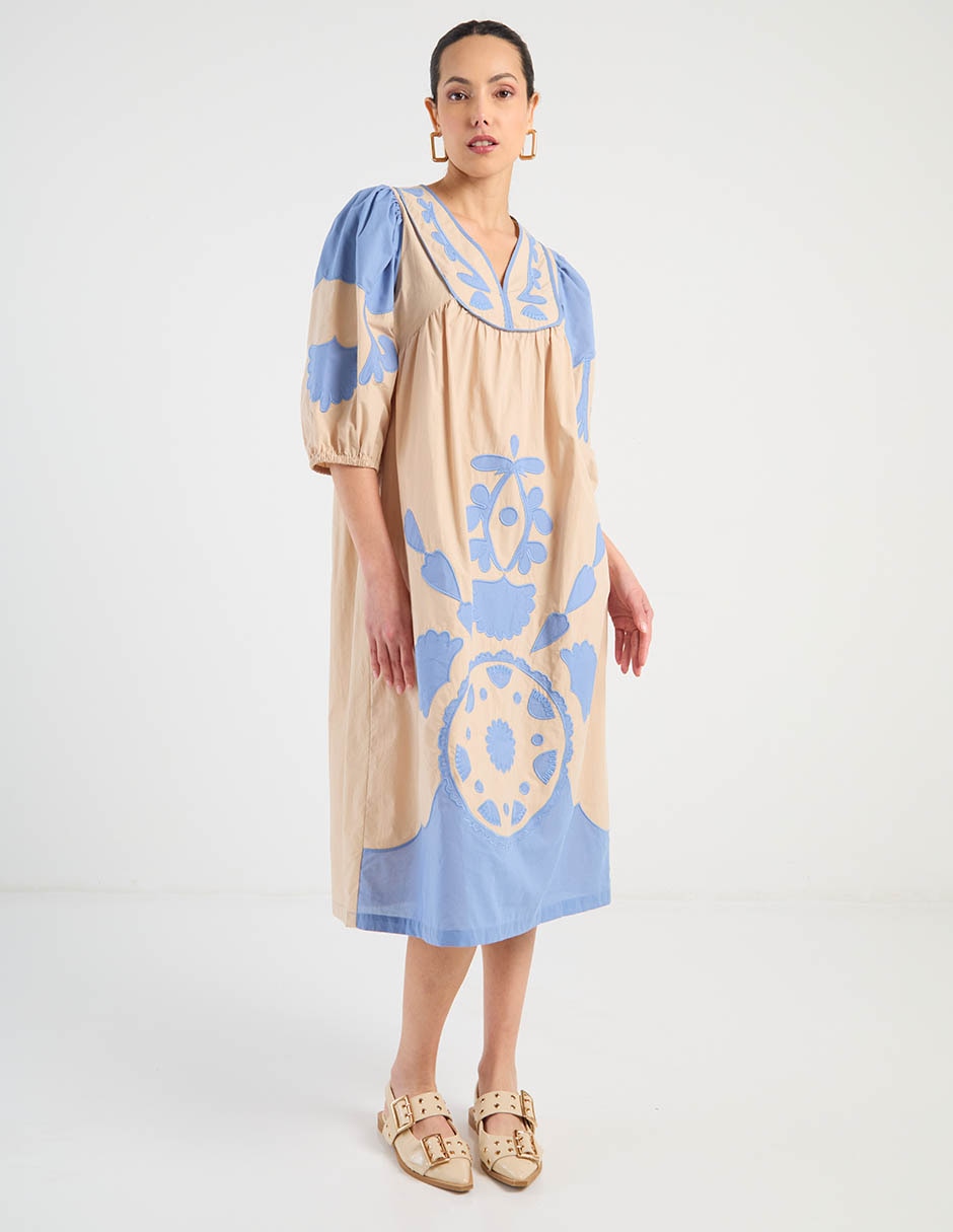 Vestido midi casual para mujer
