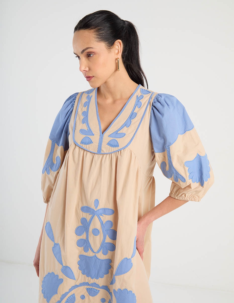 Vestido midi casual para mujer