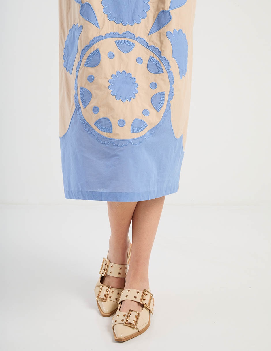Vestido midi casual para mujer